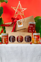 Hapag Set, Light Honeys (3 × 280mL) in Kubo Honey holiday gift packaging