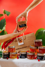 Handing over a Tikim 100mL holiday gift