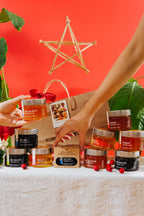 Tikim 100mL holiday gifts on a table